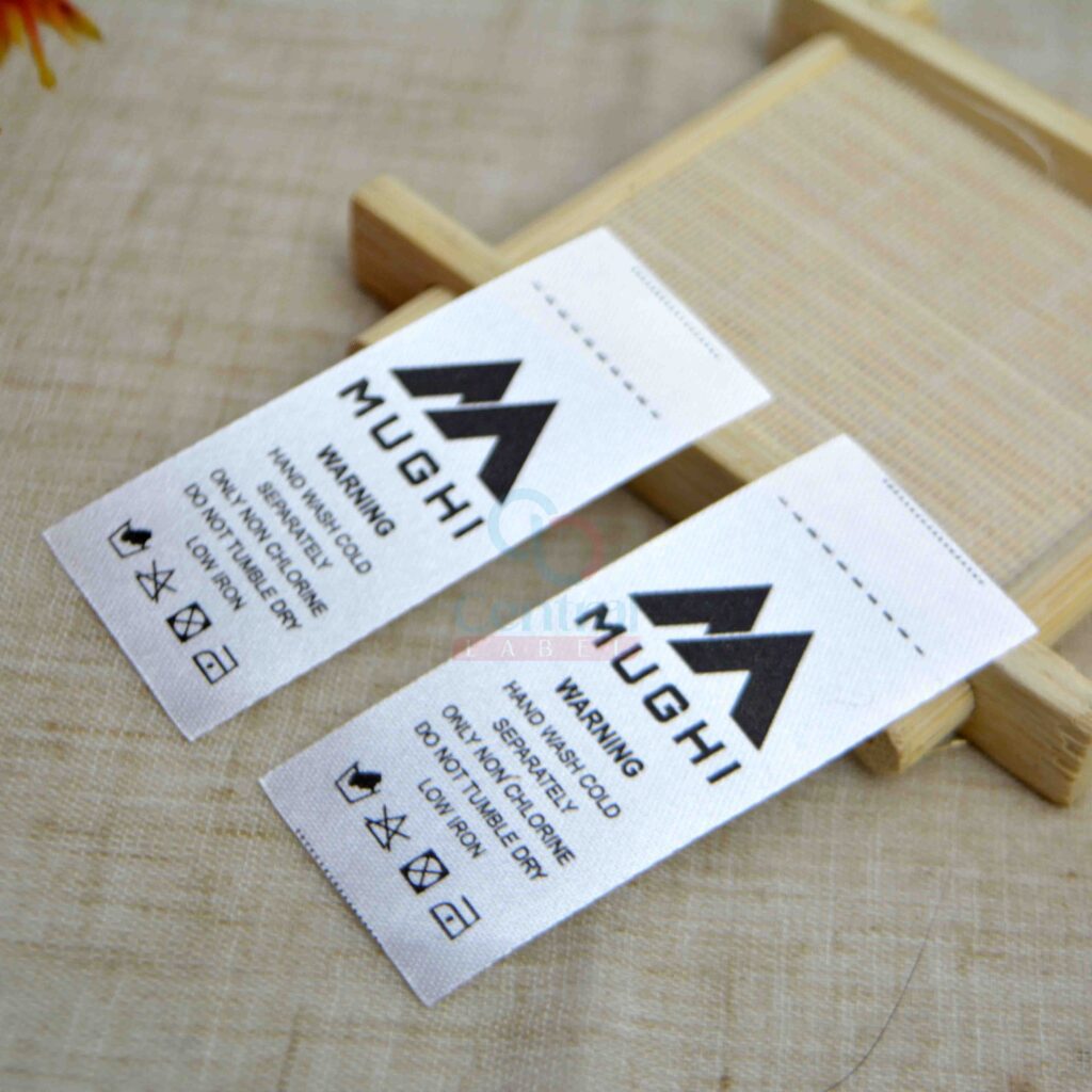 kenapa label satin di pakai produk fashio