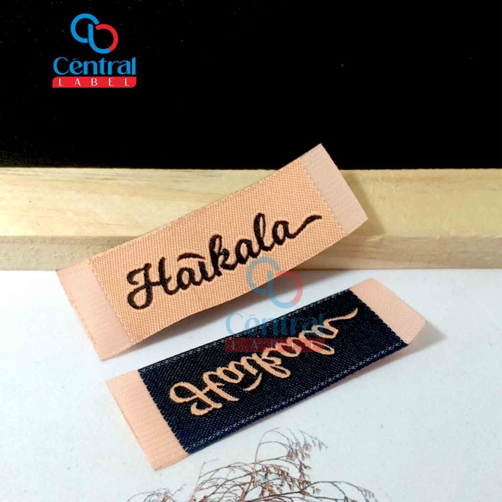 pengertian label woven