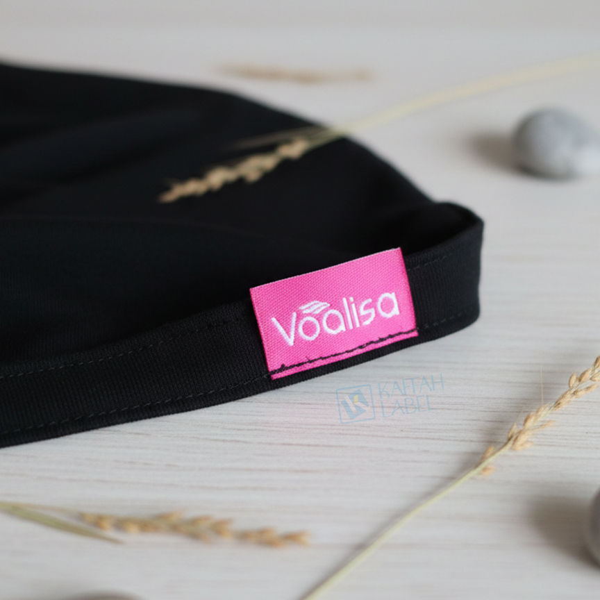 label woven